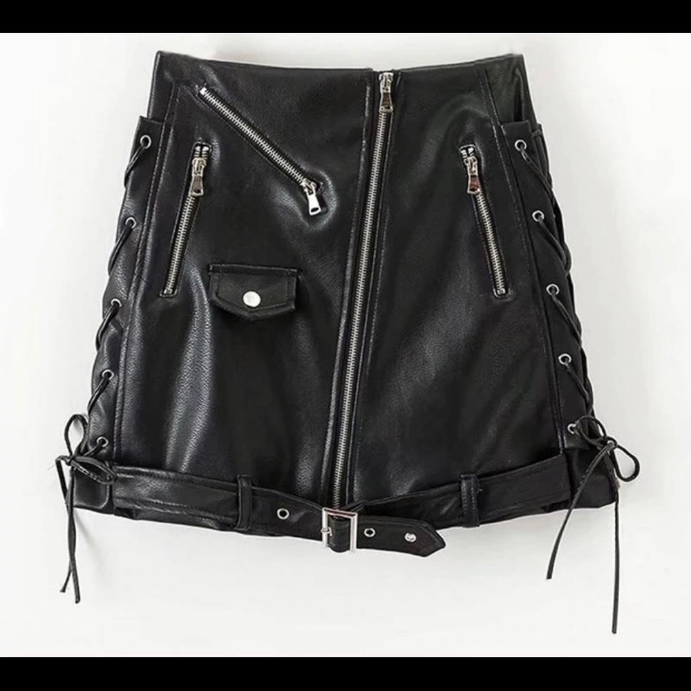 Leather skirt
